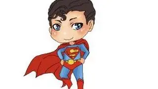 How to draw Chibi Superman