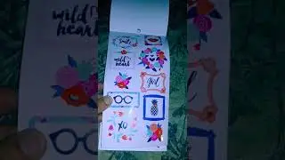 Ek Success Sticko Floral sticker book flip through