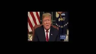 Trump address CSPAN 1 8 2019 Officer Border Shoot