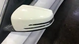 MERCEDES-BENZ CLA HOW TO FOLD SIDEVIEW MIRRORS