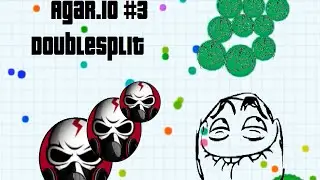 Agar.io | #3 | INSANE MEGA DoubleSplit | Solo Gameplay