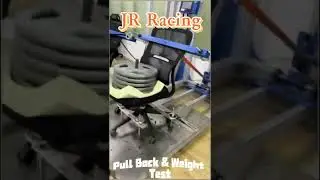 JR racing mesh chair testing