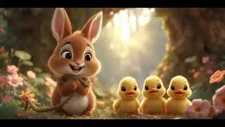 Pi the Bunny Saves the Ducklings 🐰🦆 A Kind Forest Story | Where Pi&Pong |