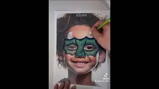 Dinosaur face painting