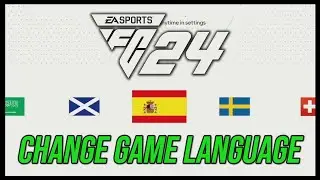 HOW TO CHANGE YOUR GAME LANGUAGE IN FC 24!