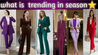 #Modern # Fashion#Top Trending Office Blazer Suits for Ladies  Professional & casual looks.western🕺💡