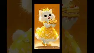 Happy birthday song#cat #shortvideo