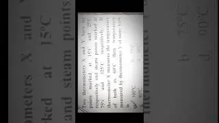 Thermometry Class 11 || CEE/IOE Aspirants|| Important Question #shorts #physics #physicswallah