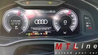 Audi A6, MY2019 - dial staging activation - vključitev kalibracije merilnikov