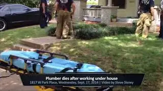 Plumber dies after working under house (2014-09-17)