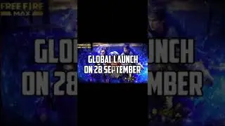 Free Fire max official launch on 28 September #shorts