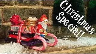 Christmas Crafts   Easy Chocolate Sleigh Treat DIY (as seen on Elynn's Place)