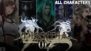 Dissidia 012 Doudecim Final Fantasy - All Characters (PSP)
