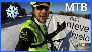 MTB con NIEVE  // COMO manejar la situacion