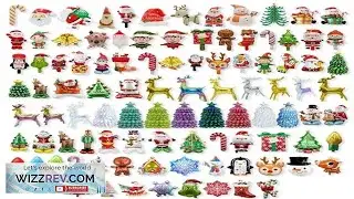Christmas Grinch Elf Reindeer Elk Rudolph Candy Canes Ginger bread foil balloons