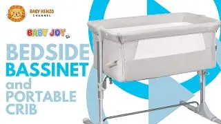 BABY JOY Bedside Bassinet, Co Sleeper Portable Crib 👶 Review !!
