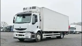 Renault Midlum 300 refrigerated box truck review 2022