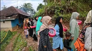 Uniknya Pernikahan Di Kampung, Suasana Jajap Pengantin Seperti Tahun 80 an. Hanya Di Jawa Barat