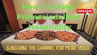 How To Make Bed In Hospitality professionals way #hospitality #Viral_video