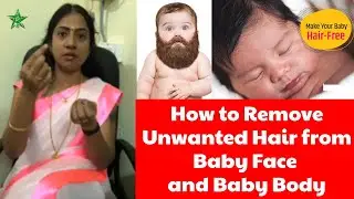 Baby Hair Removal Oil | Asha Lenin