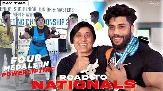 MOM KE TOH AGAYE CHAAAAR 🏅 | ROAD TO NATIONALS | SHOW DAY |Day #02