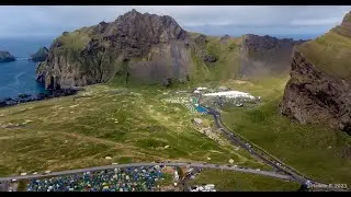þjóðhátið úr lofti  6  ágúst 2023