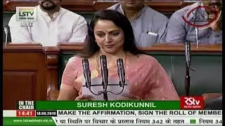 Hema Malini takes oath as Lok Sabha MP