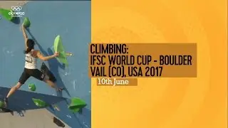 Upcoming Event Trailer - IFSC Climbing World Cup Vail 2017 - BOULDERING