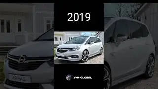 Evolution Of Opel Zafira (1999-2024) #shorts
