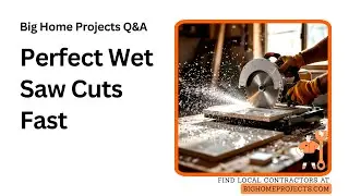 Wet Saw Jig Stops For Large Format Porcelain Cuts