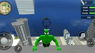 Spider Rope Flying Superhero Crime City | Flying Superhero - Android GamePlay