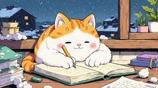 Winter Study Room Lo-Fi | Cozy Chill Beats for Studying, Working, Reading, Focus & Stress Relief