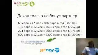 Пассивный доход в GetEasy  Откуда берется доход  Пример дохода