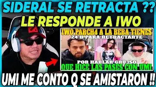 😲SE RETRACTA?😲 SIDERAL RESPONDE A ULTIMATUM DE IWO POR DECIR QUE UMI Y IWO SE AMISTARON