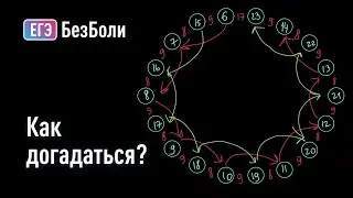 Как ДОГАДАТЬСЯ до решения 19 задачи #егэ2024