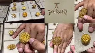 Gold umbrella ring designs with price and weight | tanishq gold umbrella ring