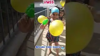 Dive into fun with our little champs!!🏊🏻&zwj;♀️🏖️ #splashparty  #VMSS # Swimmingfun