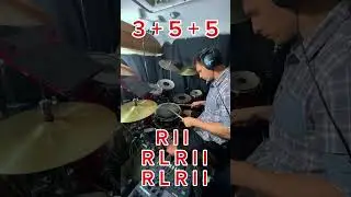 S&rsquo;entra&icirc;ner  en 13/16 sur un pad #groove #batterie #batteur #groovepad #drummer #drums #progrock