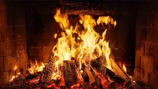 🔥 Fireplace Classic 4K (NO ADS). Cozy Fire with Crackling Fireplace Sounds. Fireplace 4K UHD