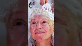 Unbelievable Senior Bride Transformation: A Granny's Stunning Wedding Look #shorts