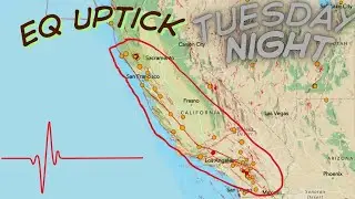 California Earthquakes increasing once again. Stay Alert.. X flare potential from mega sunspot