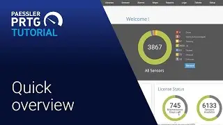 PRTG Tutorial - A Quick Overview of Our Monitoring Solution