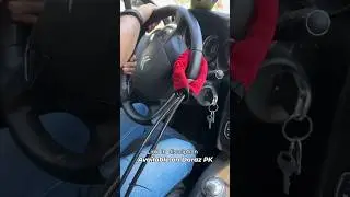 Anti theft car steering wheel lock 🔒 link in discription #safety #safetyfirst #trending #cars #short