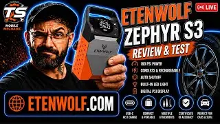 ETENWOLF Zephyr S3 Portable Air Pump Demo &ndash; Best Compact Air Pump for 2025?