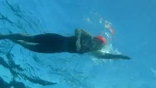 St. Croix Ironman 70.3 1/2 Triathlon swimmers