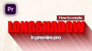 How to create Long Shadow in premiere pro in hinidi | Tutorial