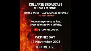 WHAT IS MIMIC? The Book Launch 🔥  From interference to law. From identity to infinity.