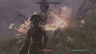 Skyrim Anniversary Edition Final Alduin Fight and Throat of the World Scene