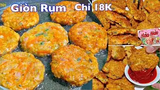 Với Nguyên Liệu Rẻ Tiền Làm Bánh Ăn Vặt Giòn Rụm Ngon Đỉnh😋- Crispy mixed snacks