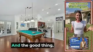 4/3, 2 garage, Pool home with NO HOA for SALE in Wellington Fl.
